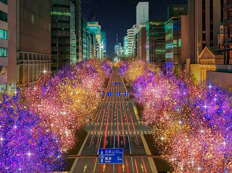 Midosuji Illumination, Osaka