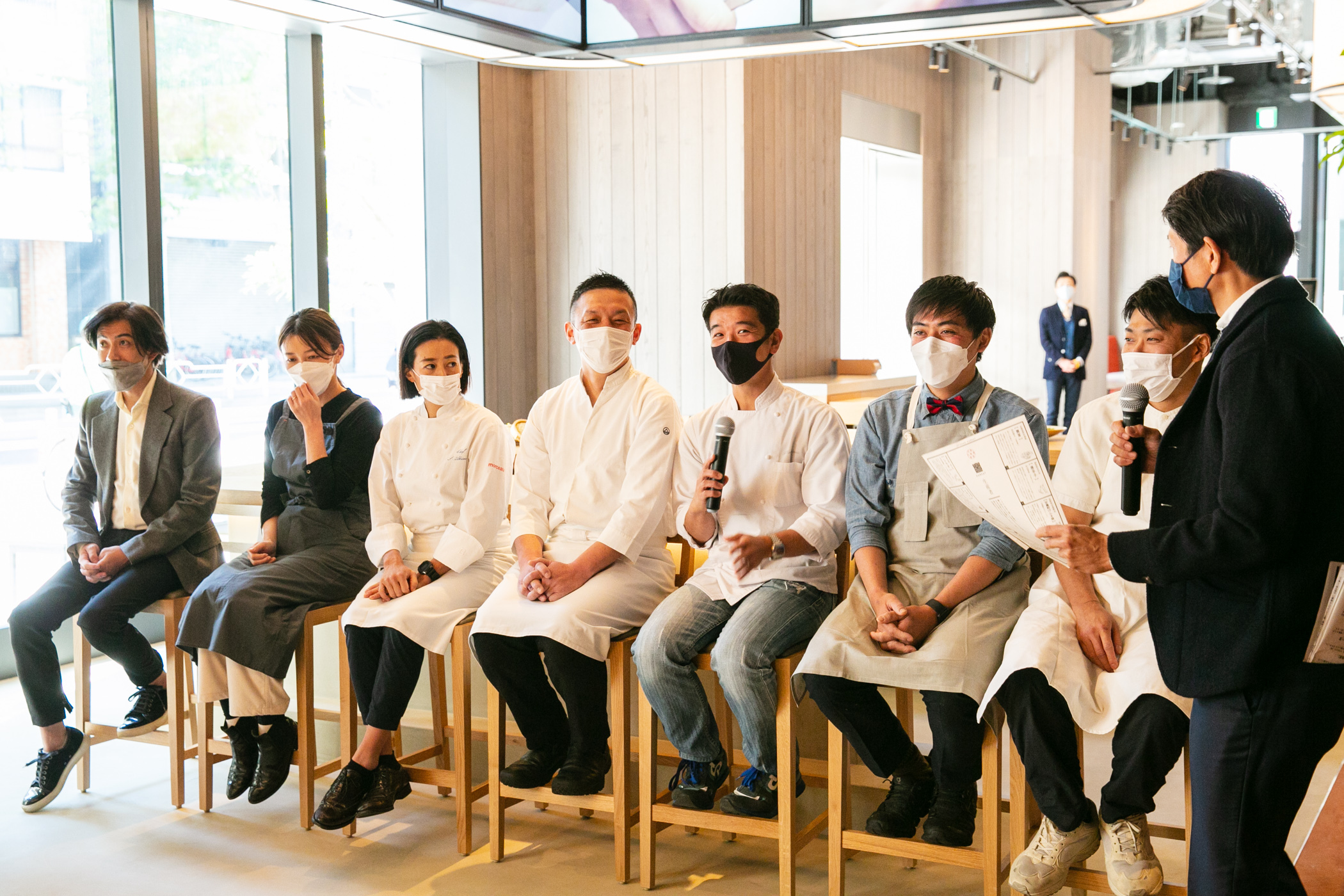 シェフたち(Photo:Keisuke Tanigawa)
