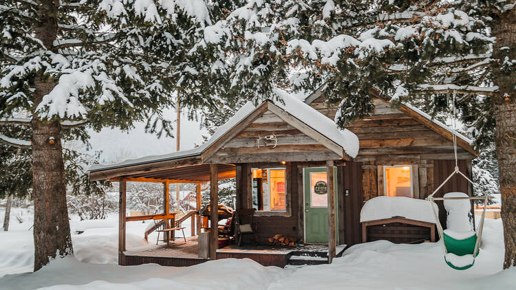 A quintessential cabin: Martin City, MT