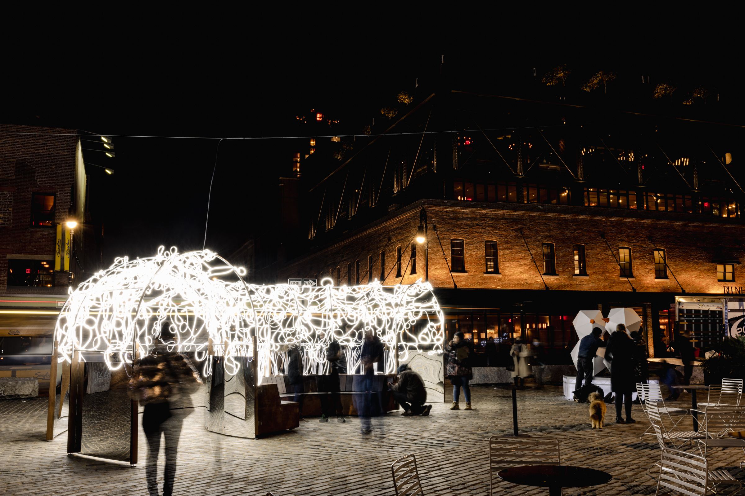 Lights on the Cobble installations