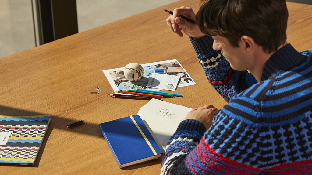 Pick up an iconic classic or a velvet bound limited edition notebook at