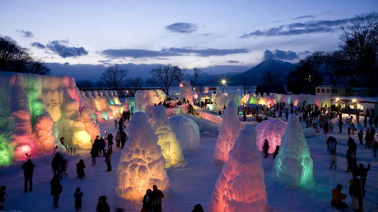 Chitose Lake Shikotsu Ice Festival 