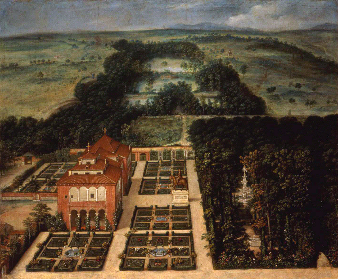 Paisaje de la Casa de Campo, de Félix Castello (1634).