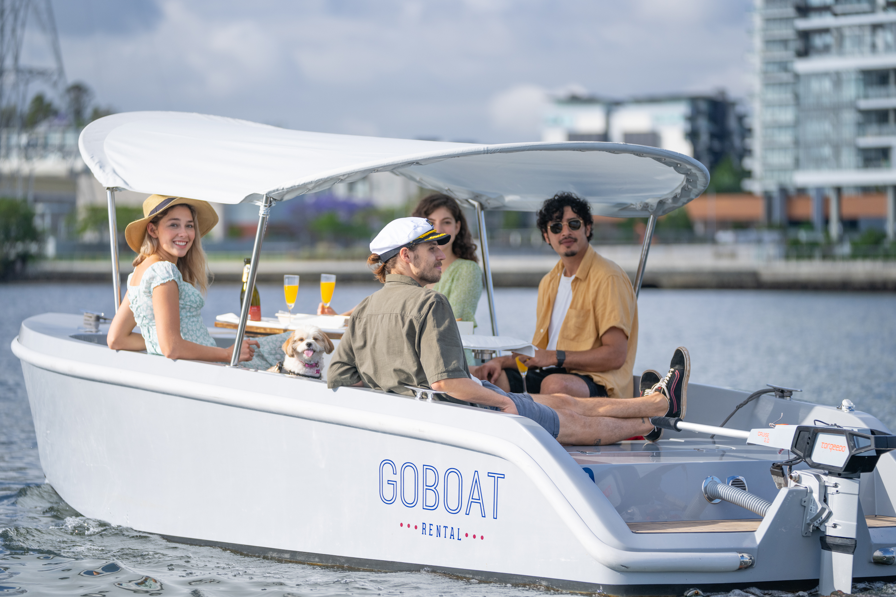 You can hire these super-cute boats for a picnic cruise in Sydney