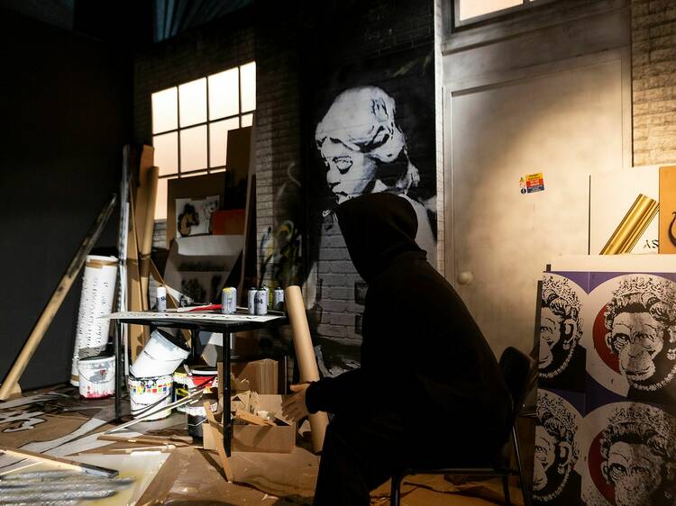 Entrareu al taller de Banksy