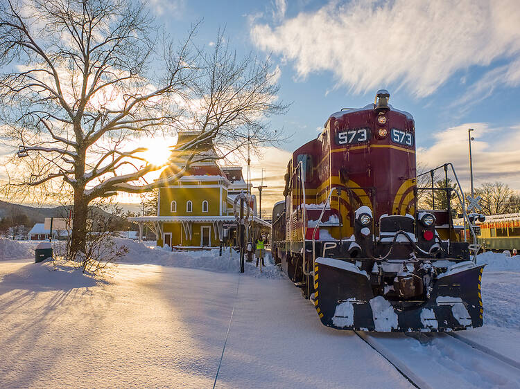 Conway Scenic Railroad’s Snow Train | North Conway, NH