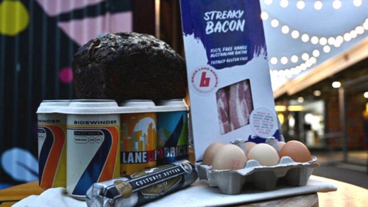 A collaboration between Brick Lane and Farmer's Daughters that includes beer and pantry goods.