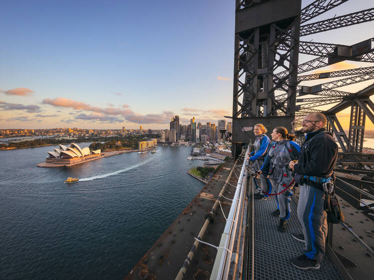 Climb the Sydney Harbour Bridge at night