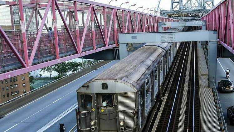 Vintage subway car