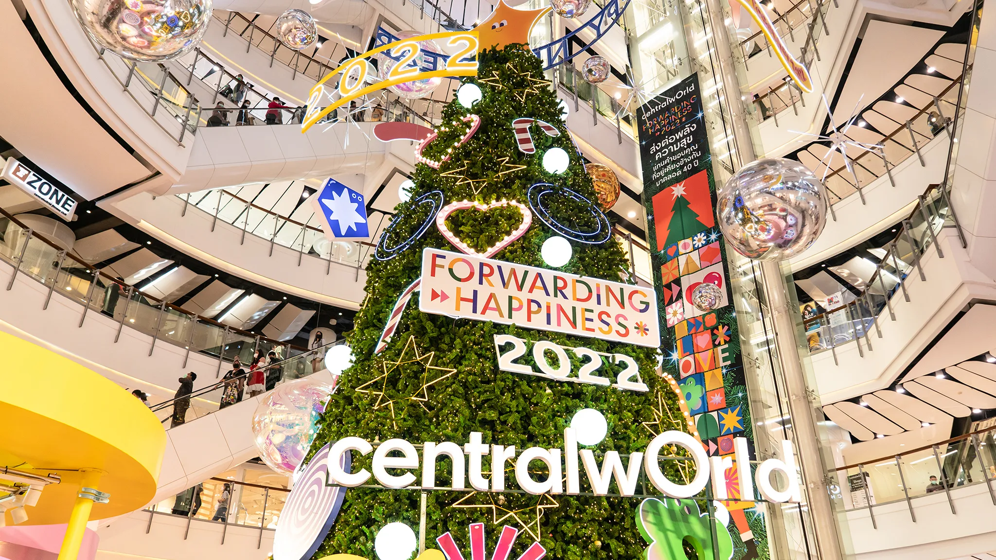 Southeast Asia's tallest Christmas tree is up at centralwOrld