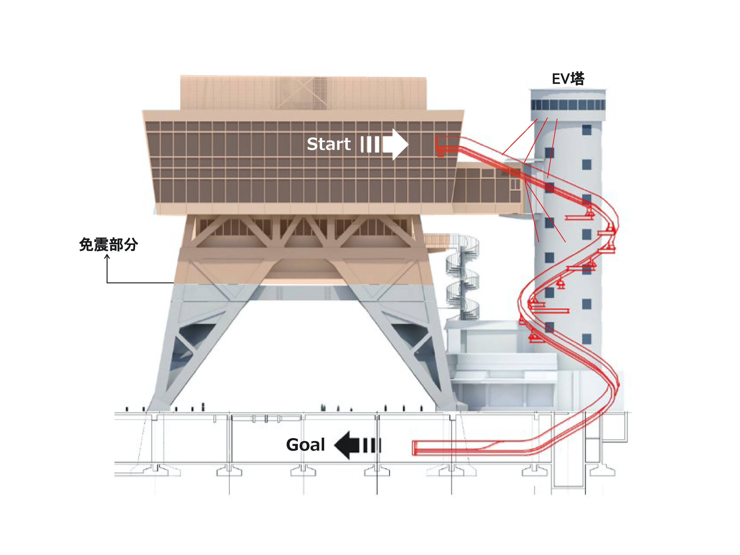 Tsutenkaku Tower Slider