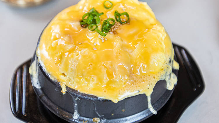 ABSteak Egg Souffle with Cheese