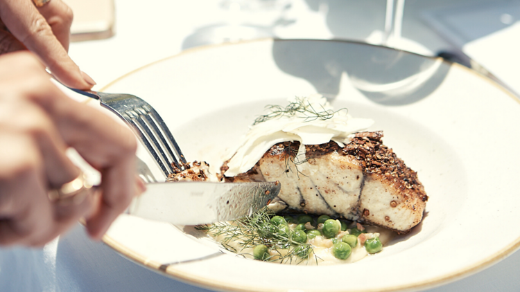 Barramundi with spice crust