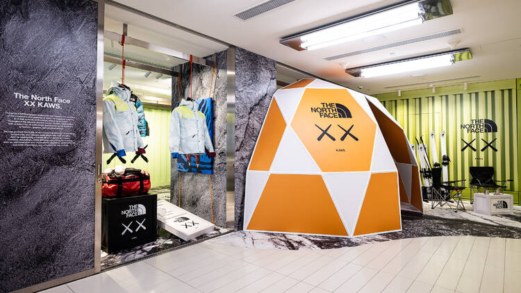 The North Face Belowground pop up