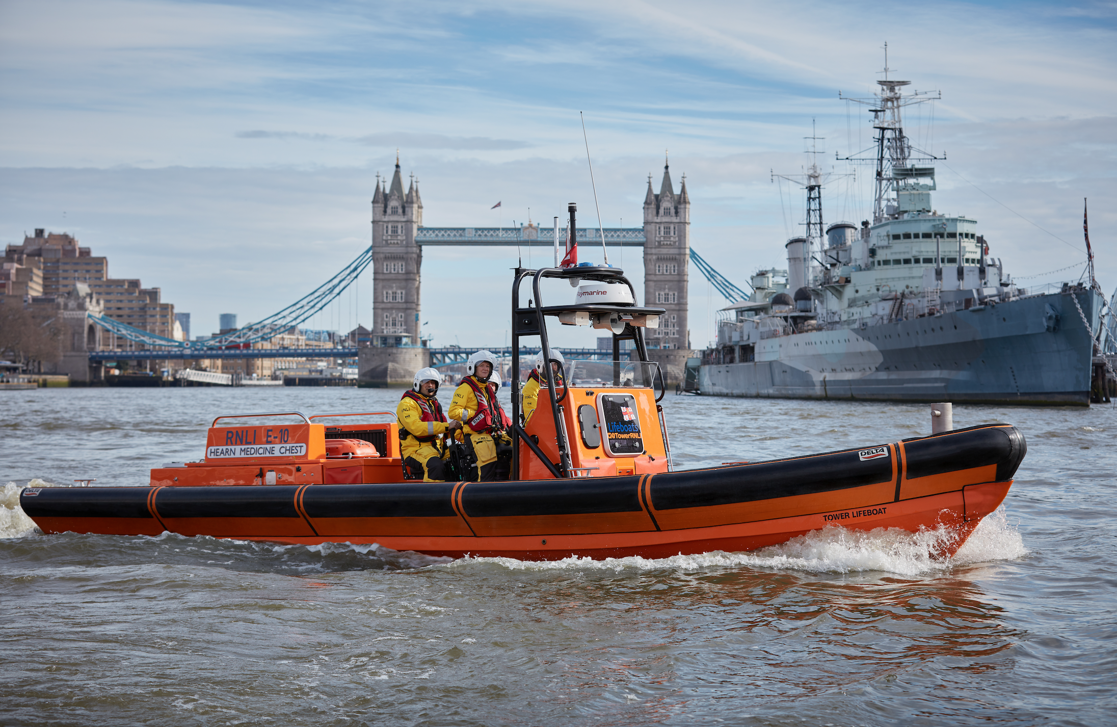 Meet the lifeboat team that looks after the Thames