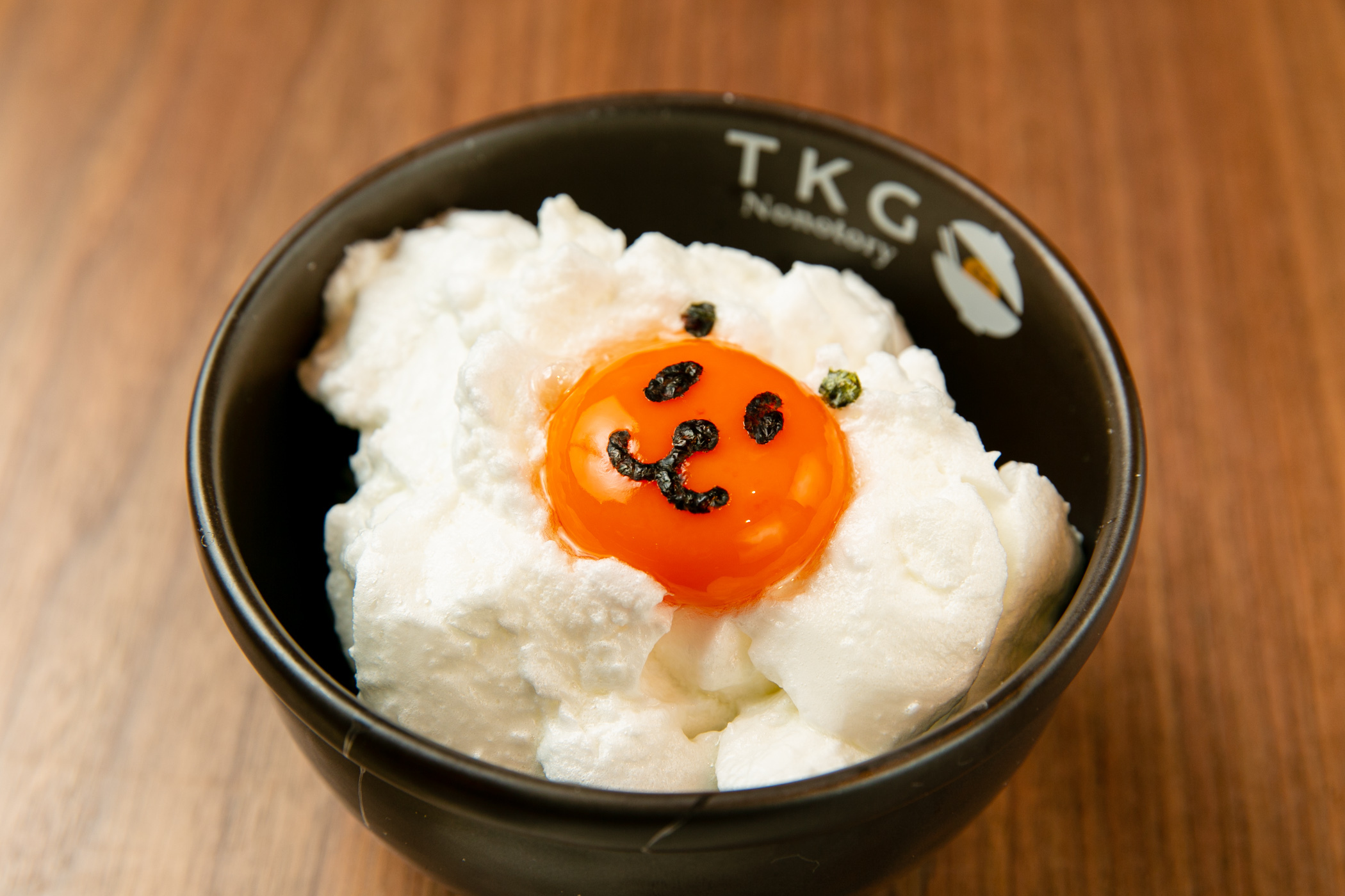『ふわふわメレンゲのTKG(卵かけご飯)』(550円)はなんともキュート