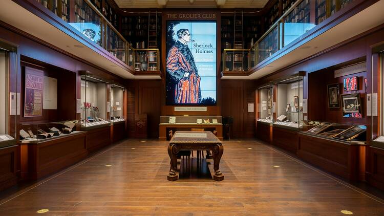 The Grolier Club exhibition hall