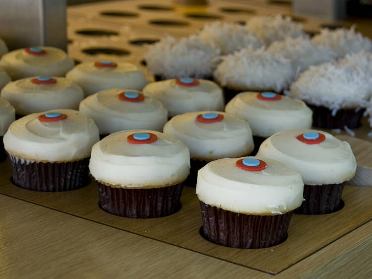 Stuff your face with a free cupcake (or a baker’s dozen) from Sprinkles