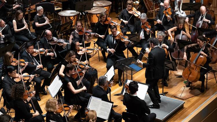 Sydney Symphony Orchestra on stage