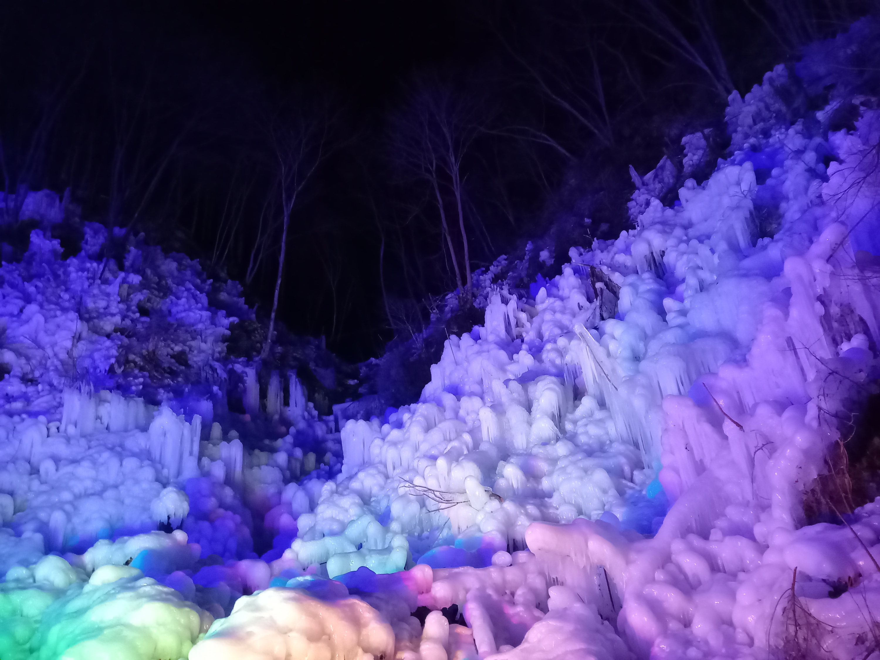 There's a frozen icicle forest just outside of Tokyo – and it's