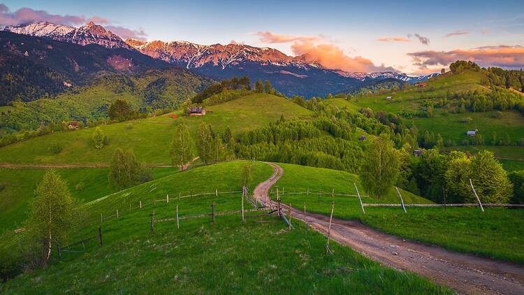 Hiking trail in Romania