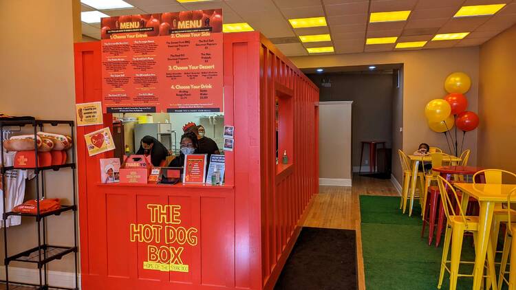 the Hot Dog Box in Portage Park