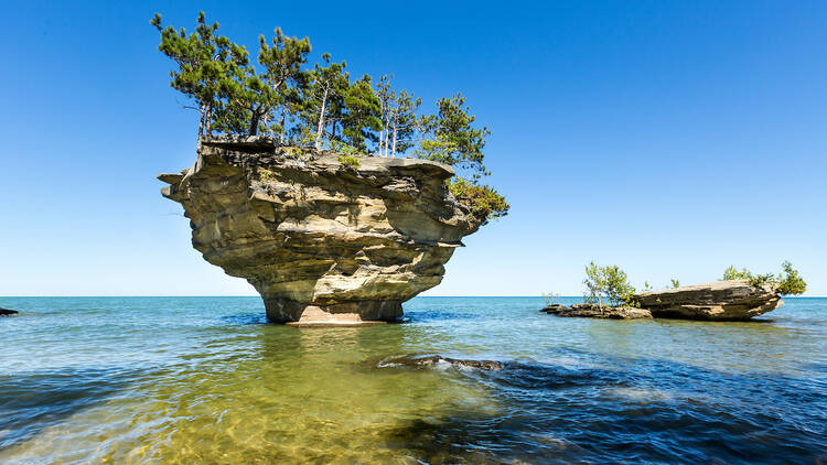 Turnip Rock, Michigan