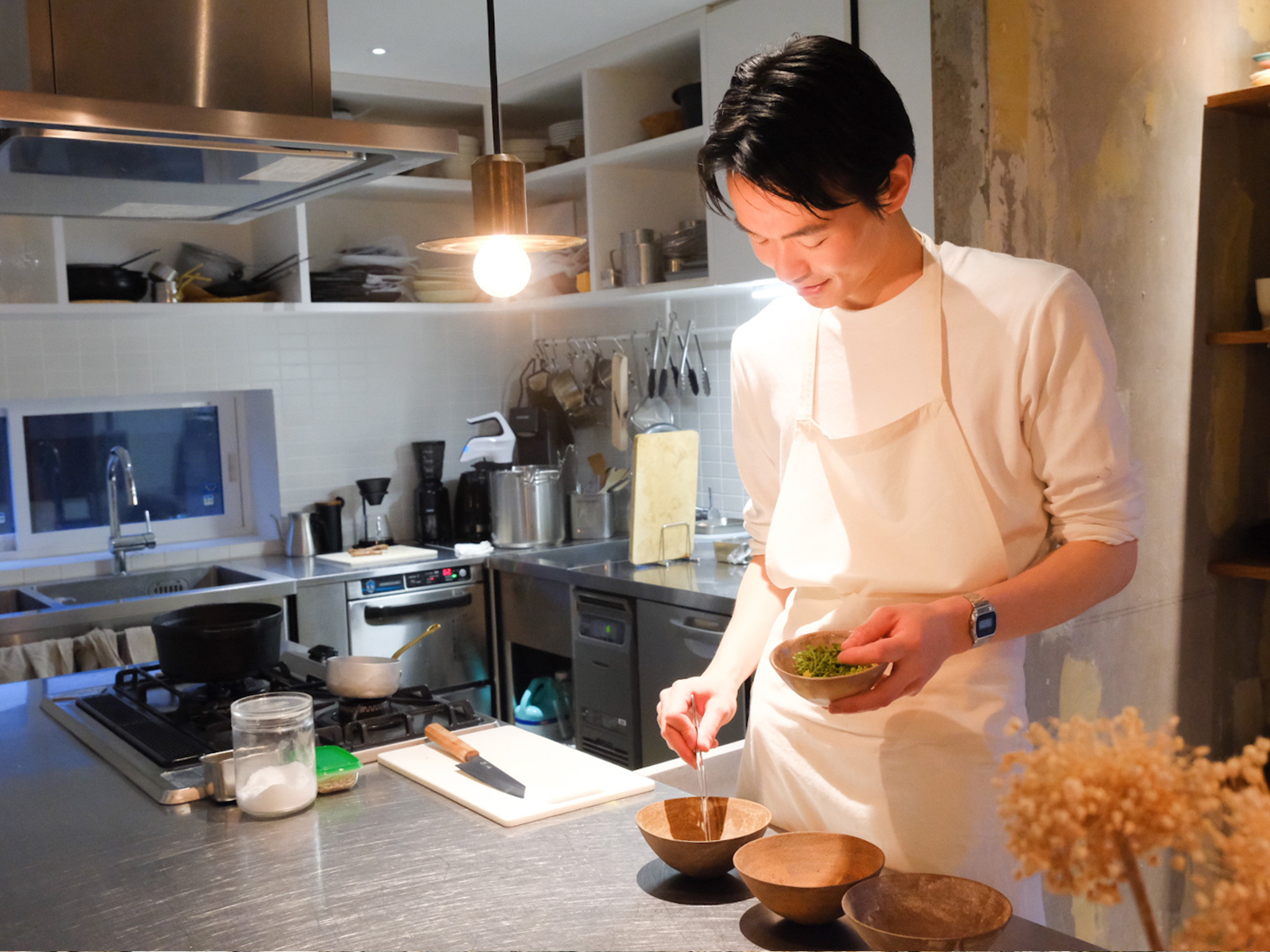 シェフの1人である脊戸壮介(Photo:Akane Suzuki)