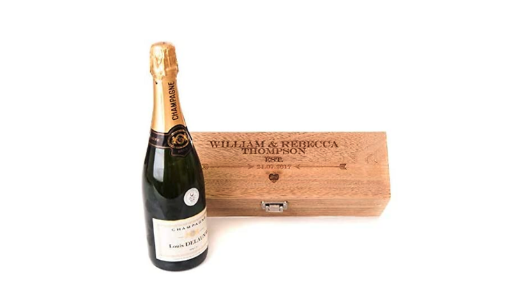 The personalised champagne or wine box 