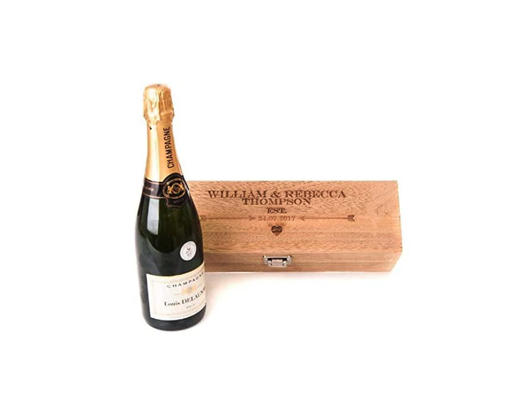 The personalised champagne or wine box 