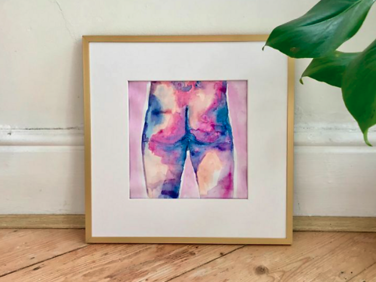 Personalised bum painting