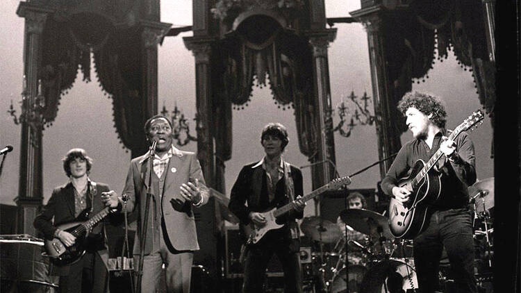 Muddy Last Waltz vintage photograph