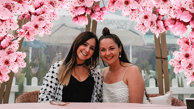 A blossom igloo at Neverland's Little Kyoto pop-up