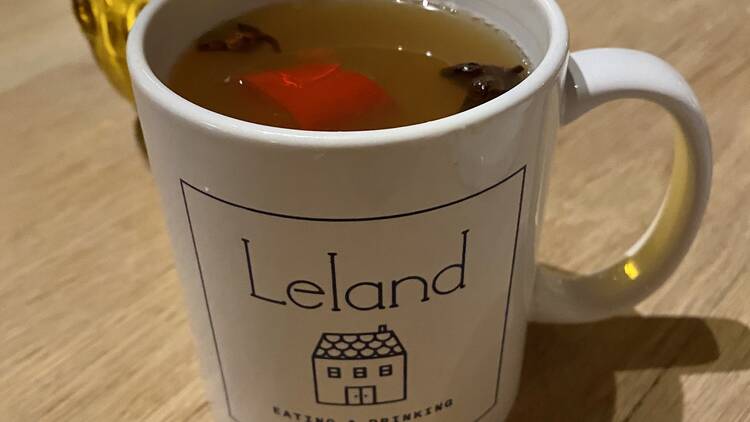 The Hot Spiked Cider at Leland Eating and Drinking House