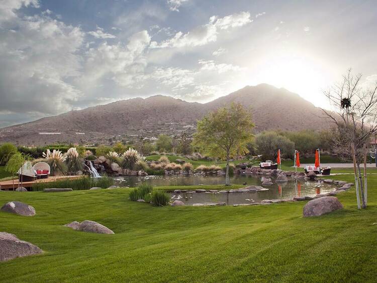 The five-acre retreat in Paradise Valley