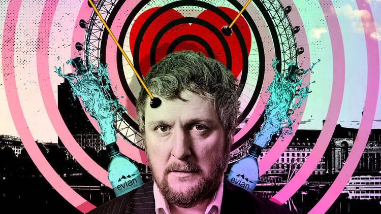 Tim Key in a collage 