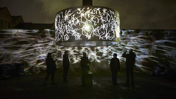 Celestial Brainstorm, one of the works on as part of City Lights