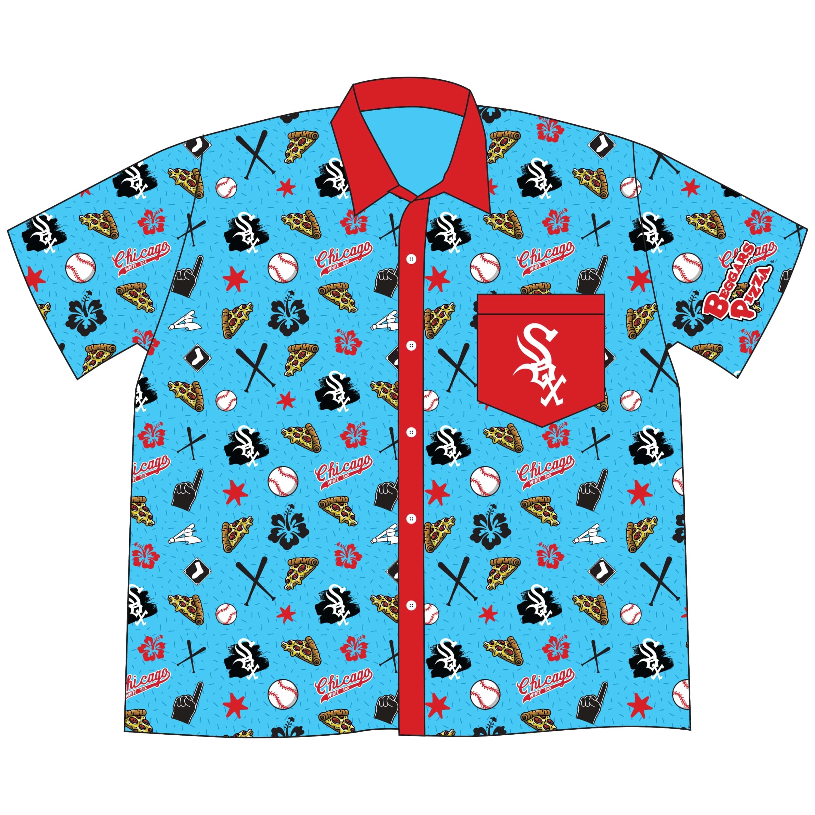 White Sox Beggar's Pizza Hawaiian 2022 shirt