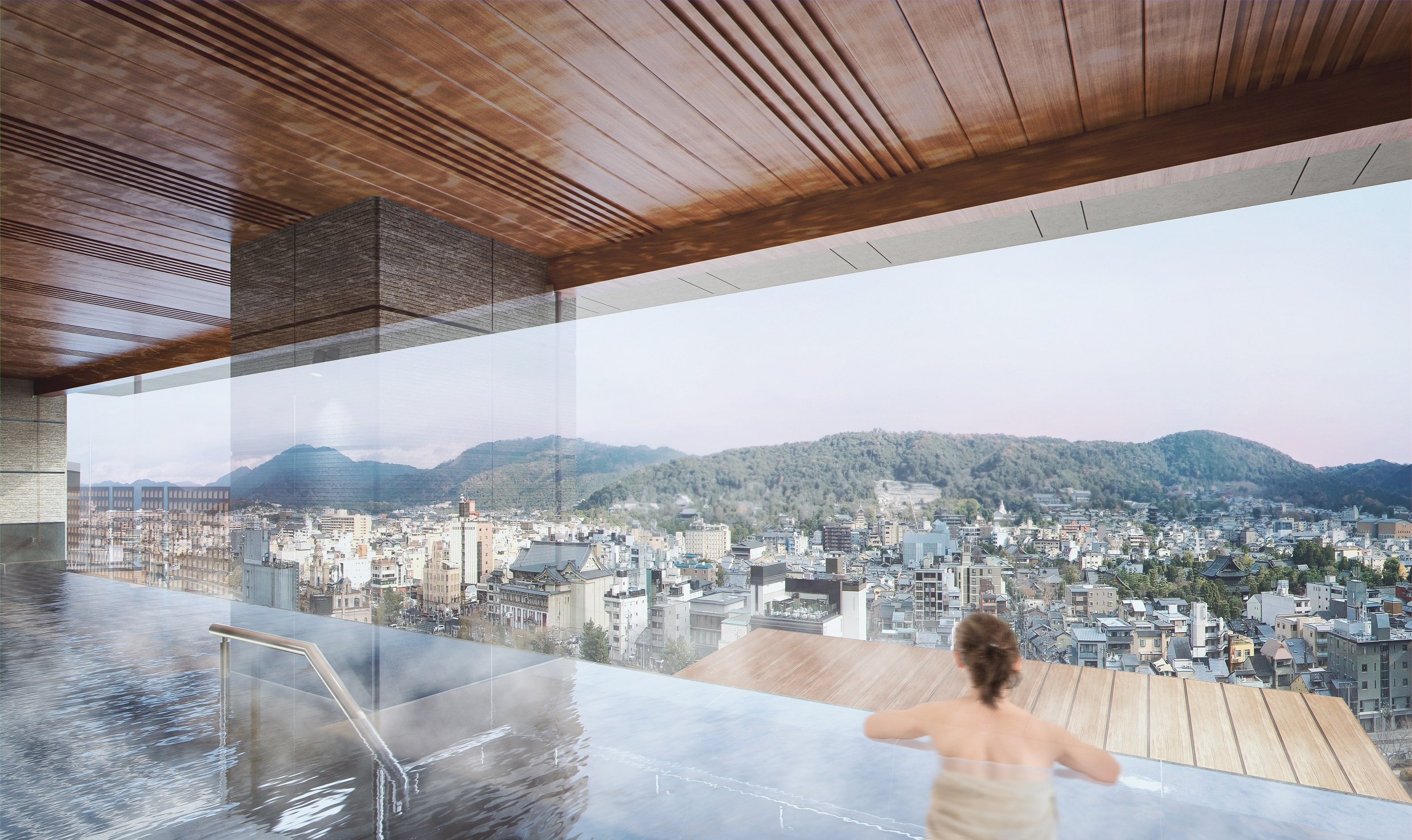 Kyoto is getting a new hotel with an infinity onsen overlooking the city