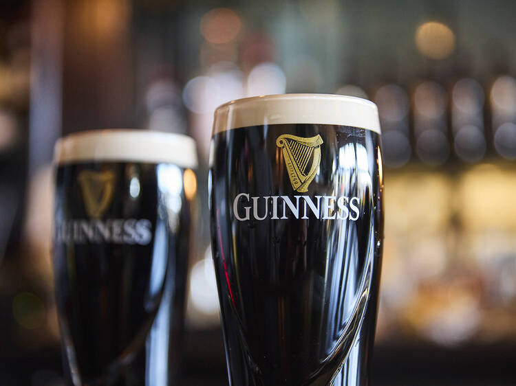 Guinness on tap