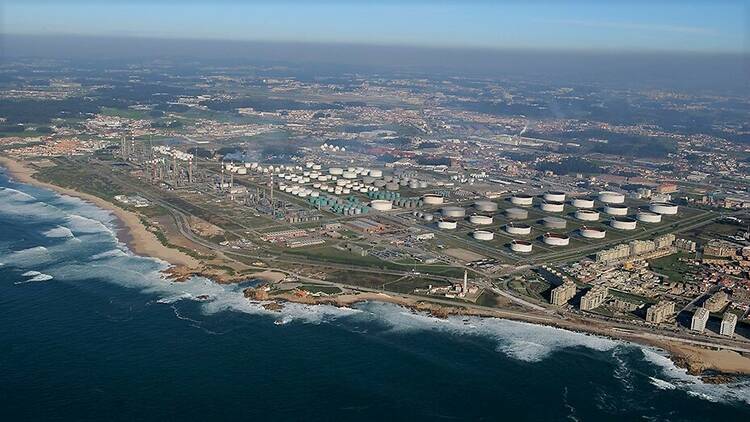 Antiga refinaria da Petrogal em Leça da Palmeira, Matosinhos