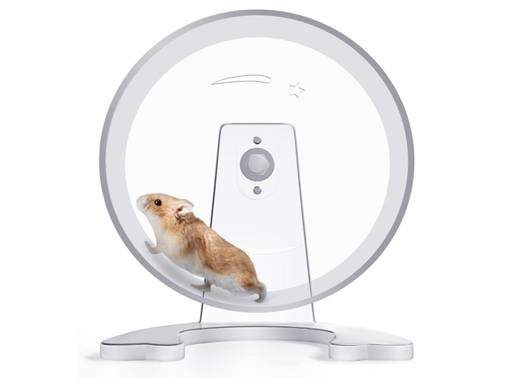 Ultra quiet hamster wheel