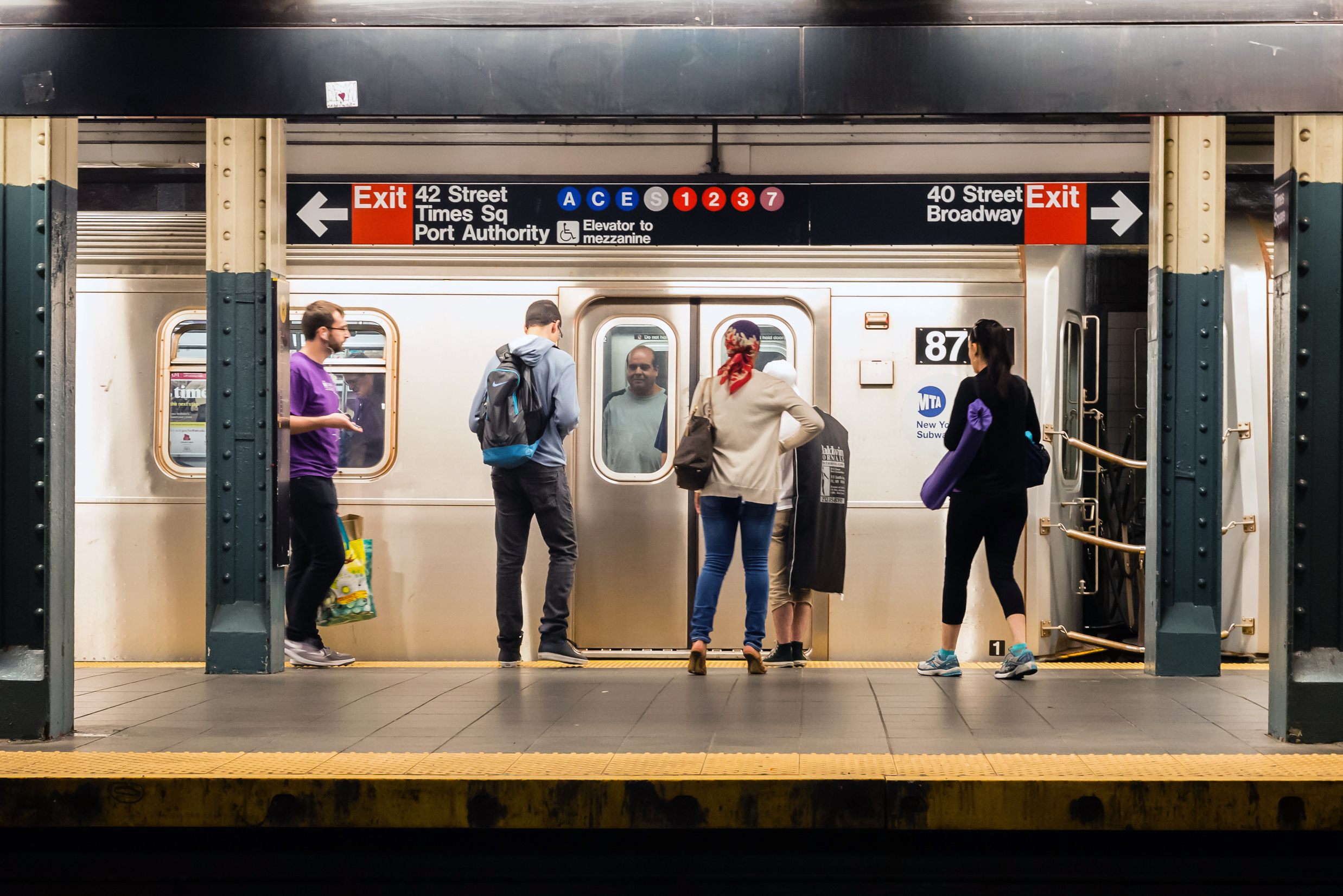 The MTA will trial platform doors at three subway stations