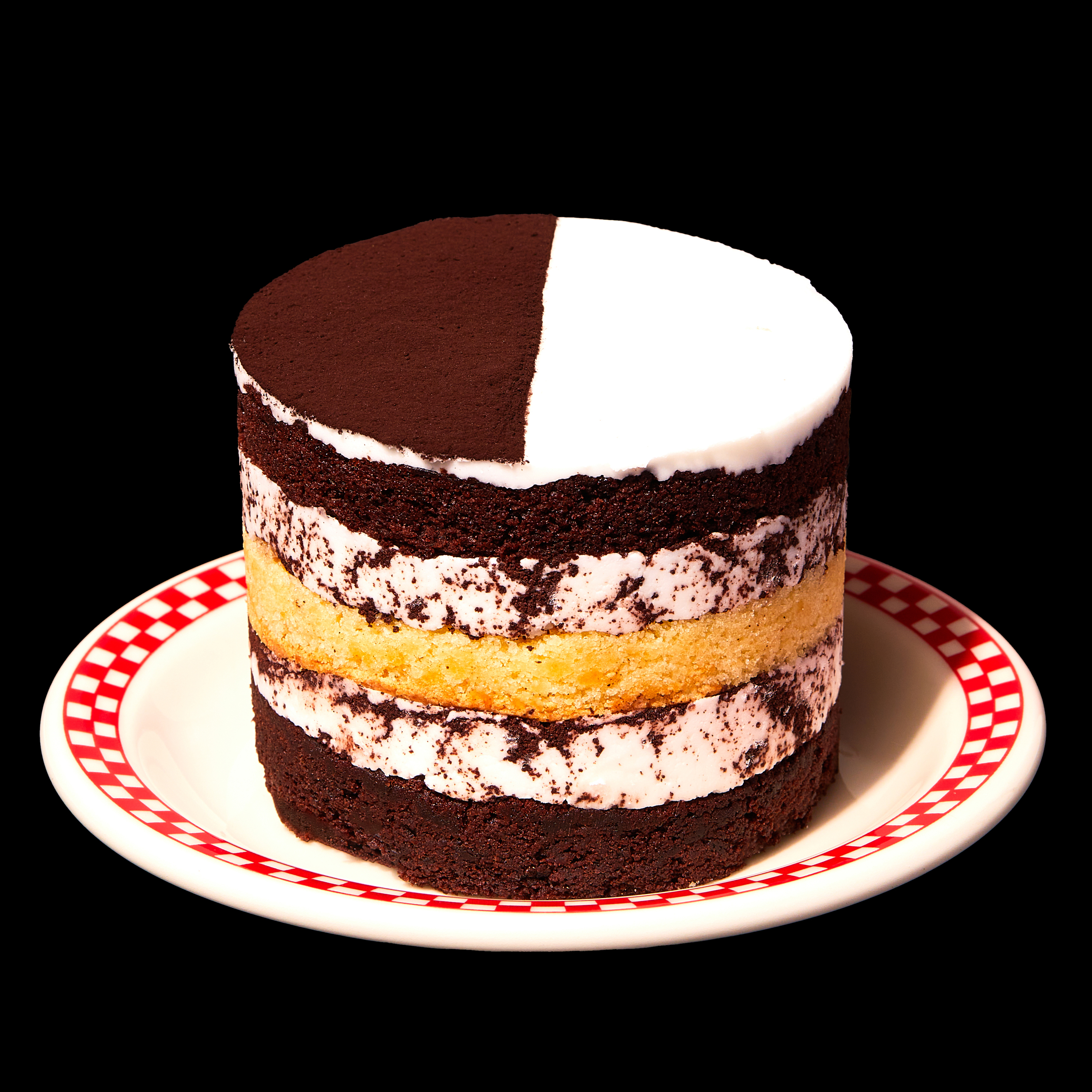 Milk Bar's Black & White Cake