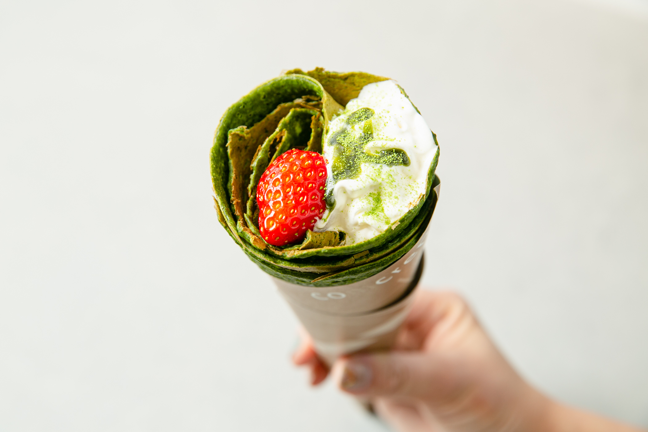 『葉隠抹茶帰蝶』(1,000円)(Photo: Keisuke Tanigawa)