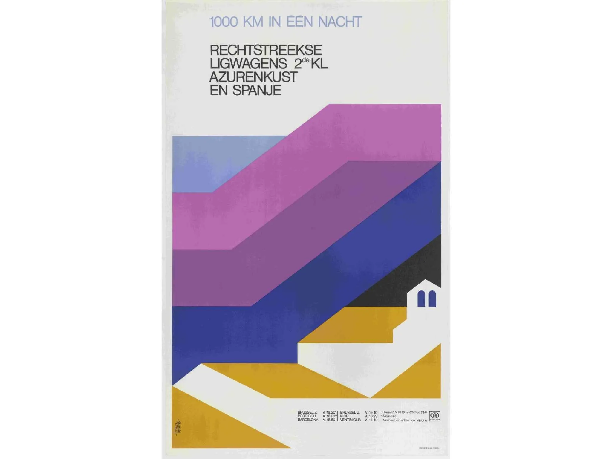 Vintage travel poster