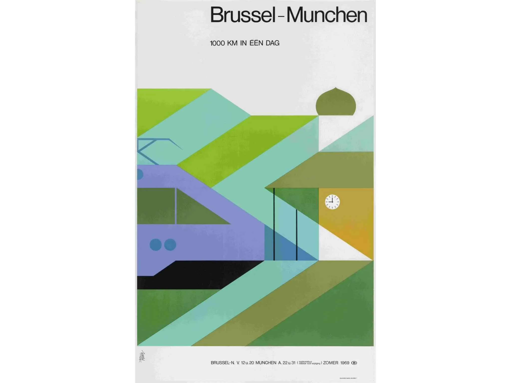 Vintage travel poster