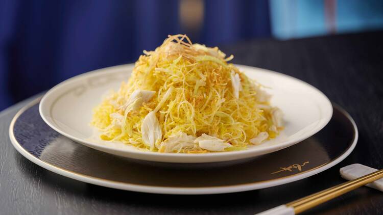 Man Wah’s vermicelli with crab and egg