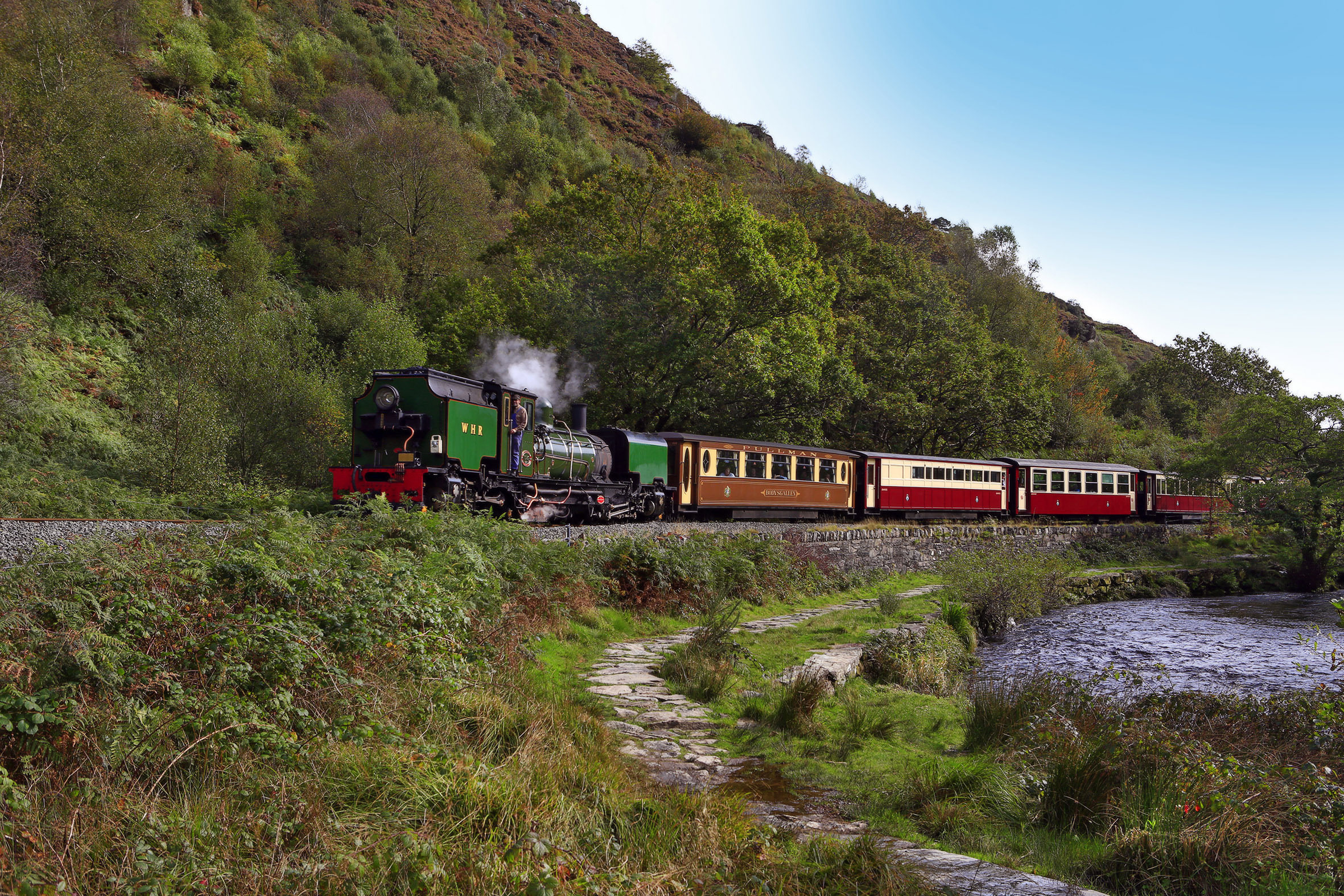 The Ffestiniog and Welsh Highland Railway, Snowdonia National Park, Attractions in North Wales.