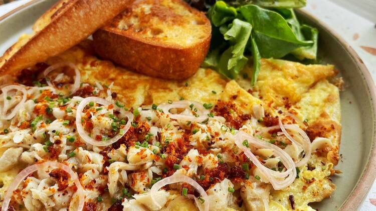 Crab Omelette